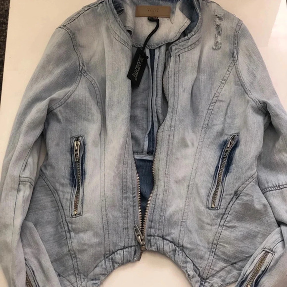 . NEW! BLANK NYC jean jacket sz M - Picture 1 of 6